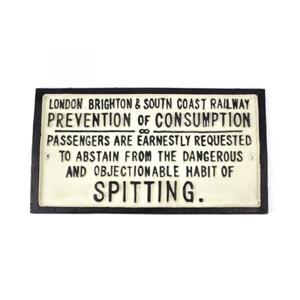 Cast Iron Reproduction Railway Sign