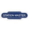 Cast Iron Station Master Railway Sign