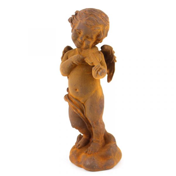 Cherub Violin Statue Outdoor Décor