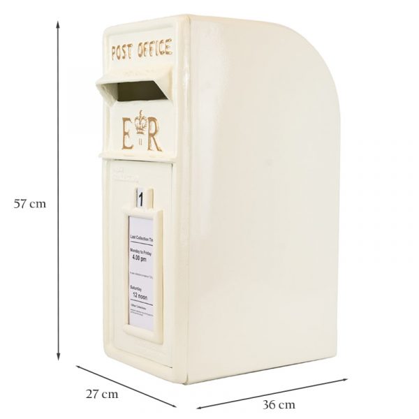 Elizabeth Regina ER White Post Box