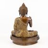 Large Brass Meditating Buddha