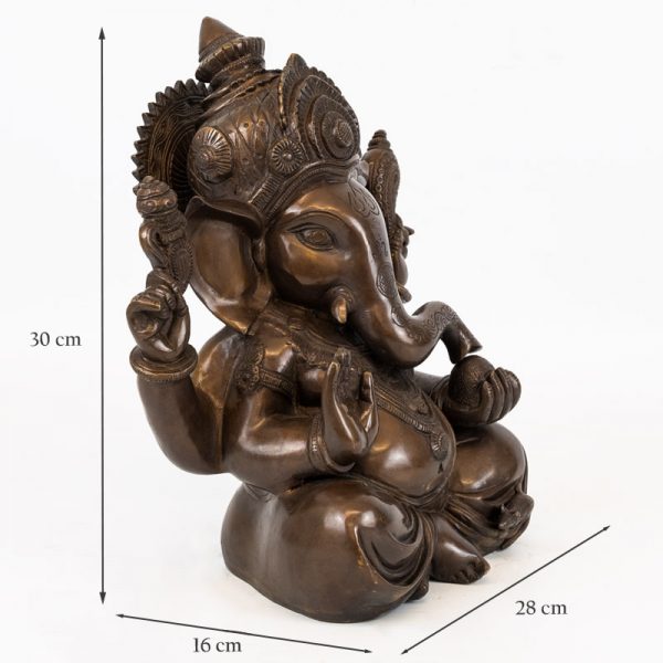 Lord Ganesha Solid Brass Ganesh Statue