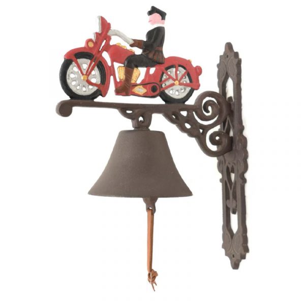 Cast Iron Motorbike Bell