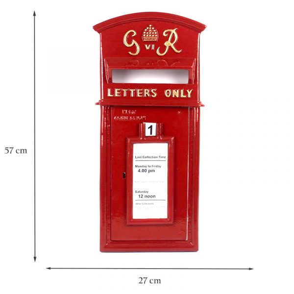 George Rex Red GR Post Box Front