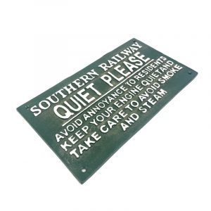 Reproduction Cast Iron Southern Railway Sign