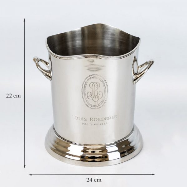 Champagne Ice Bucket in Polished Aluminium