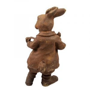 Mr Rabbit Mr Ratty and Mr Pig Cast Iron Garden Statues