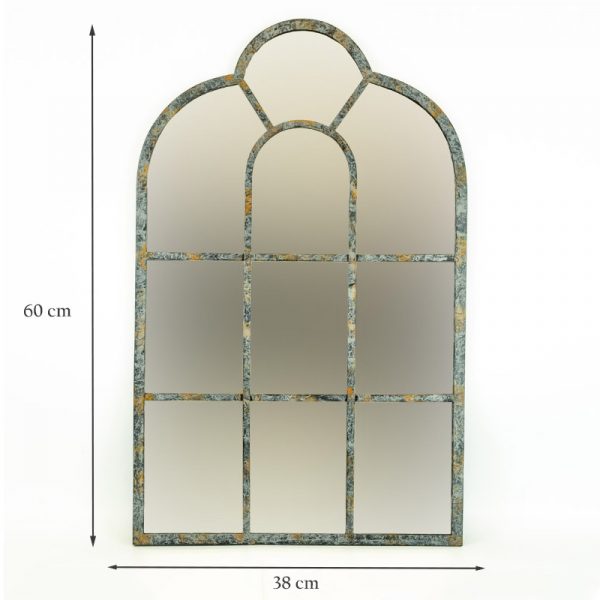 Small Double Arched Glass Mirror