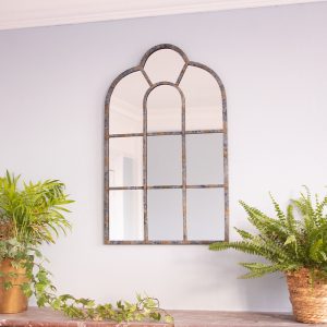 Small Double Arched Glass Mirror