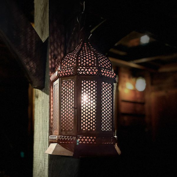 Outdoor Moroccan Lantern Garden Candle Holder