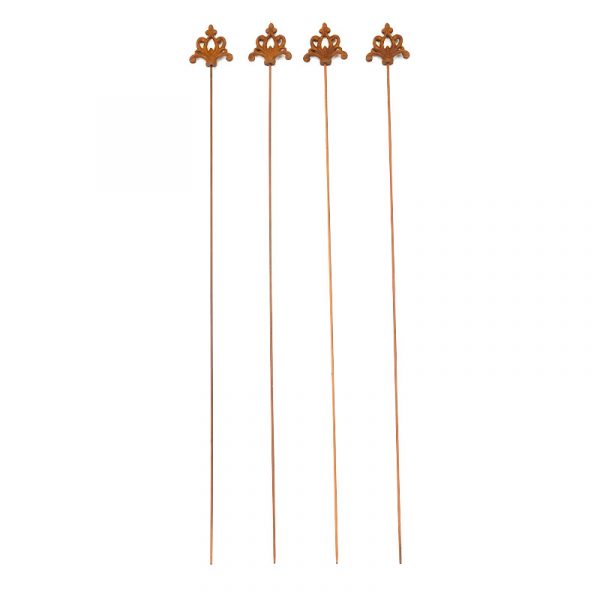 Set of Four Garden Plant Stakes