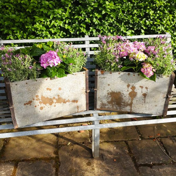 Vintage Style Garden Trough Planters