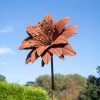 Handmade Metal Flower Plant Stakes