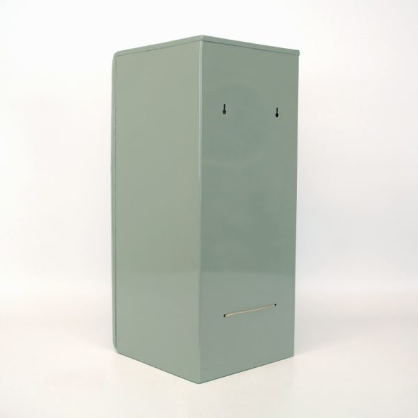 French Grey ER Wall Mounted Post Box Back