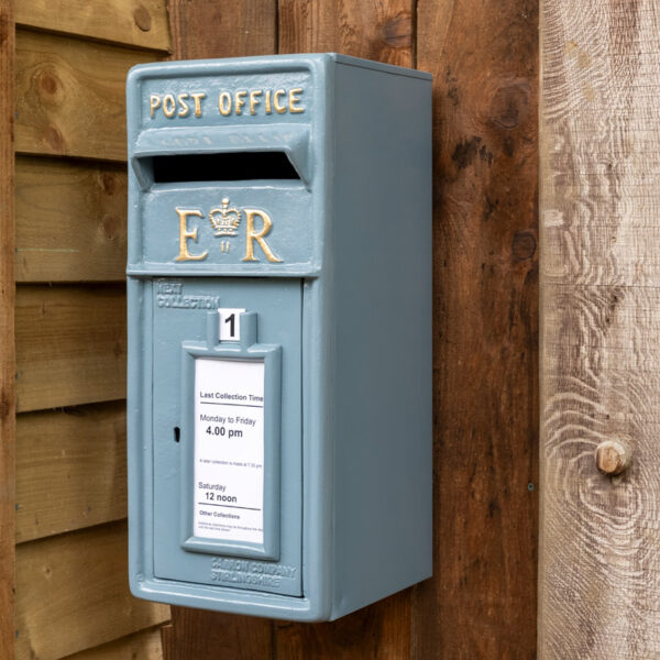 Grey ER Wall Mounted Post Box