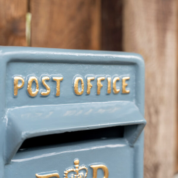 Grey ER Wall Mounted Post Box