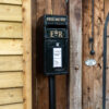 Black ER Post Box