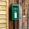 Irish Green Cast Iron Post Box