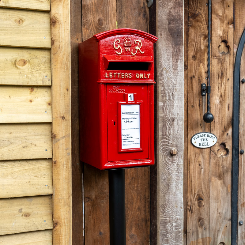 George Rex Red GR Post Box | Forge & Foundry