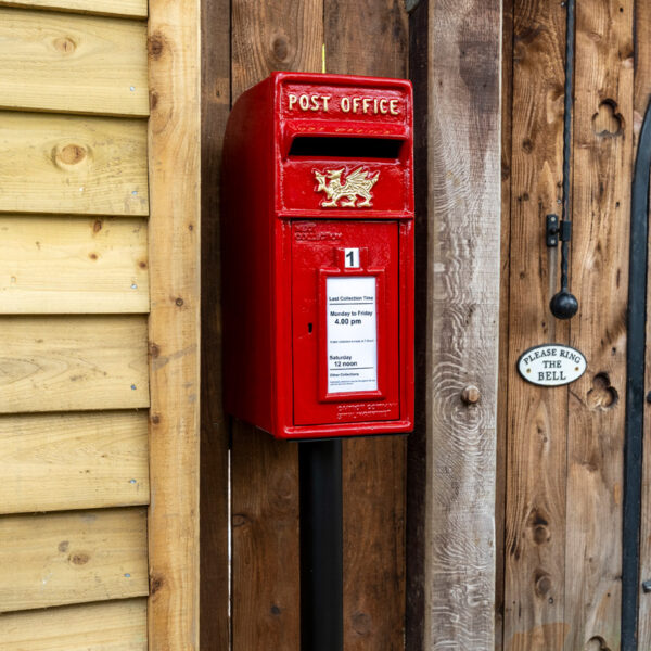 welsh red post box