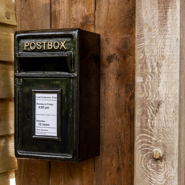 wall mounted post box