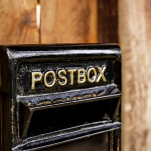 wall mounted post box