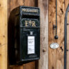 Black ER Post Box