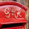 Red GR Post Box