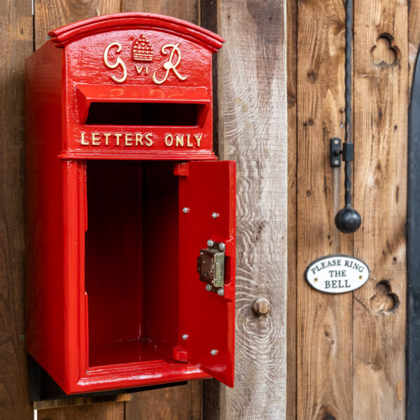 Red GR Post Box