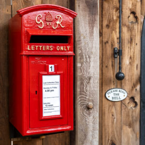 Red GR Post Box