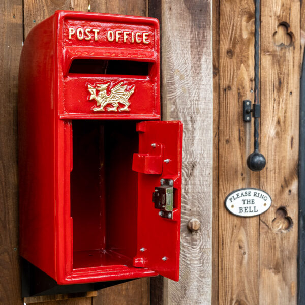 welsh red post box