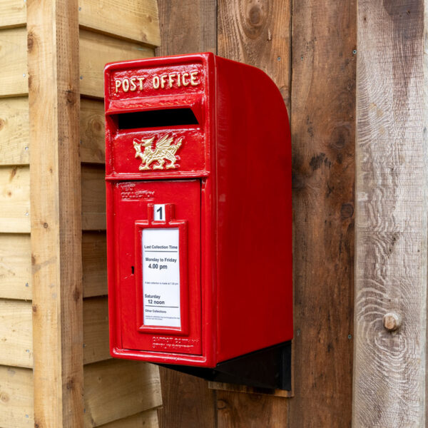 welsh red post box