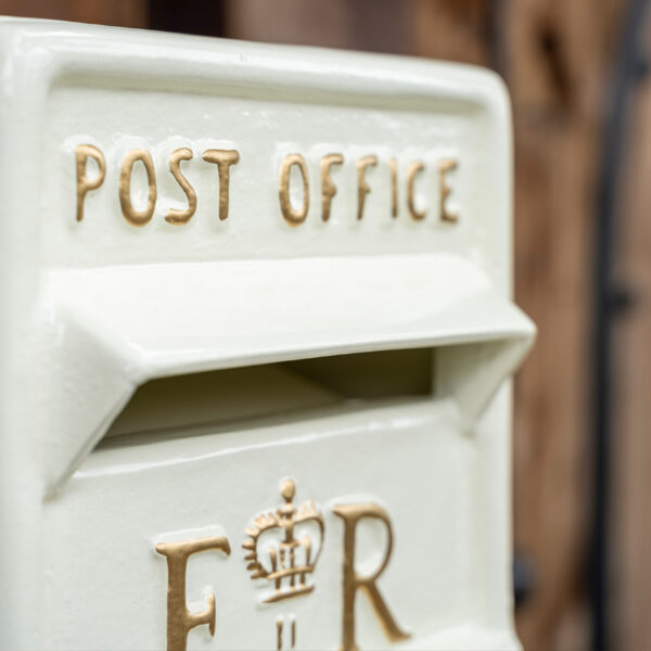 White ER Post Box