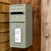 French Grey ER Wall Mounted Post Box