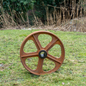 Cast Iron Shepherds Hut Wheel 14 Inches
