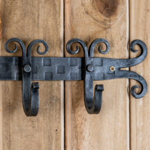 Hand Forged Coat Hook Rail