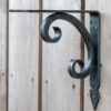 Wrought Iron Scroll Shelf Brackets