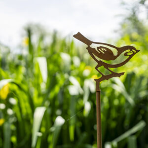 Wren Bird Ornament Laser Art Wren On Stake