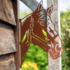 Horse Garden Ornament Metal Horse Head