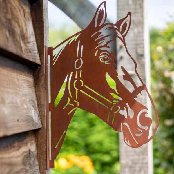 Horse Garden Ornament Metal Horse Head