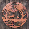 Woodland Tree Of Life Metal Wall Art