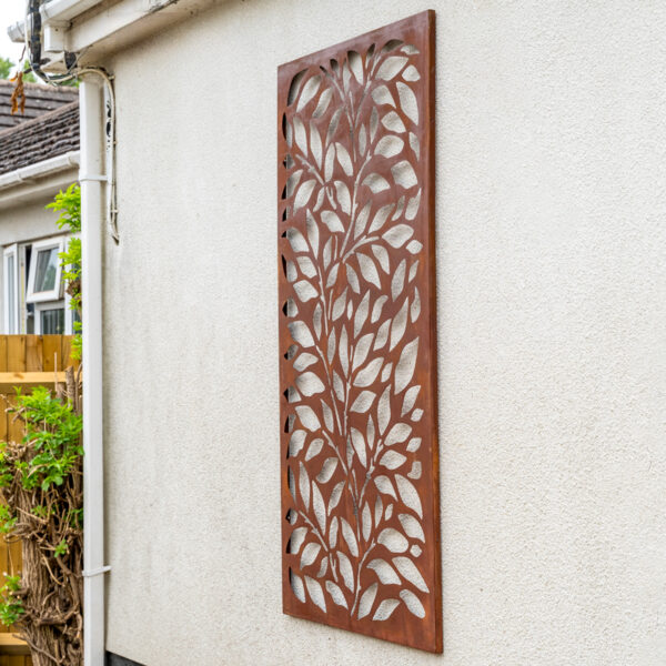 Leaves Design Garden Screen Wall Art