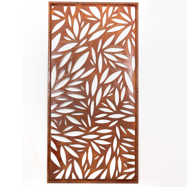 Petal Design Garden Screen Wall Art Back