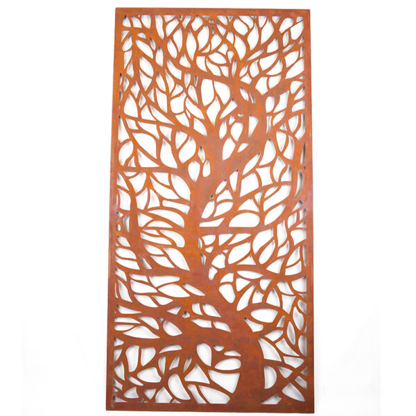 Single Tree Design Garden Screen Wall Art