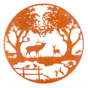 Woodland Tree Of Life Metal Wall Art