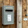 Cast Iron French Grey Wall Mounted Post Box