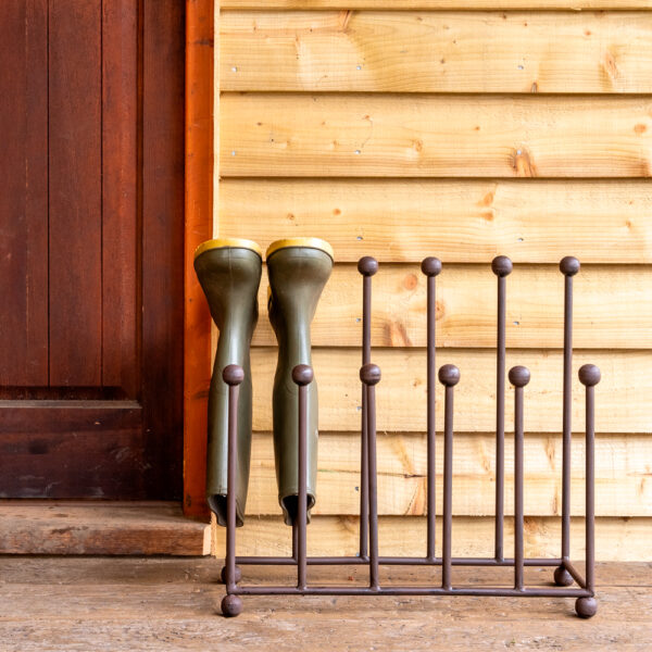 Rectangular Metal Welly Boot Rack